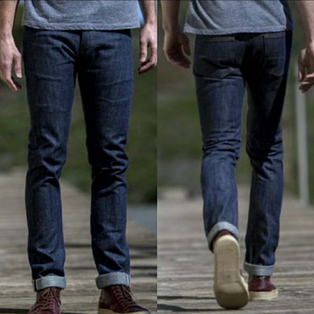 Gustin Jeans 350 cone light indigo selvedge jeans